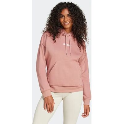 Adidas - W LIN FL HD - Warm Clay - XS - hoodie Adidas - W LIN FL HD - Warm Clay - XS - hoodie