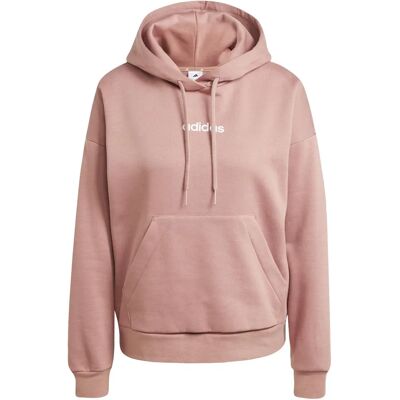 Adidas - W LIN FL HD - Warm Clay - XS - hoodie Adidas - W LIN FL HD - Warm Clay - XS - hoodie