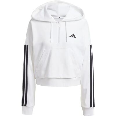 adidas Weiße French Terry Kapuzenpullover - Freizeit adidas Weiße French Terry Kapuzenpullover - Freizeit