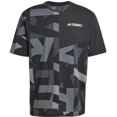 adidas Terrex Multi Climacool Printed T-Shirt - Black adidas Terrex Multi Climacool Printed T-Shirt - Black