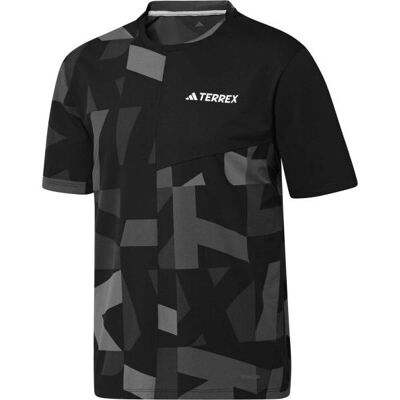 adidas Terrex Multi Climacool Printed T-Shirt - Black - Hiking adidas Terrex Multi Climacool Printed T-Shirt - Black - Hiking