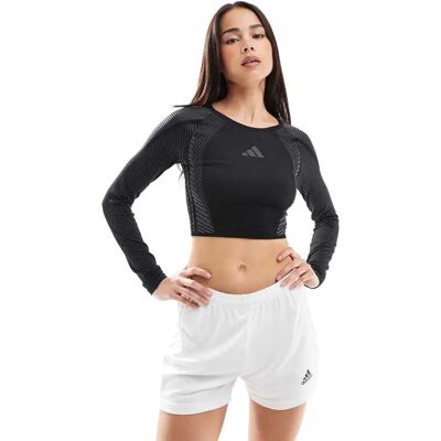 haut à manches longues sans couture adidas - Noir - Entraînement & Gym - Publicité haut à manches longues sans couture adidas - Noir - Entraînement & Gym - Publicité