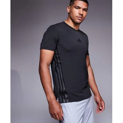 Adidas D4T 3S TEE - Sportlich, Slim Fit, Schwarz Adidas D4T 3S TEE - Sportlich, Slim Fit, Schwarz