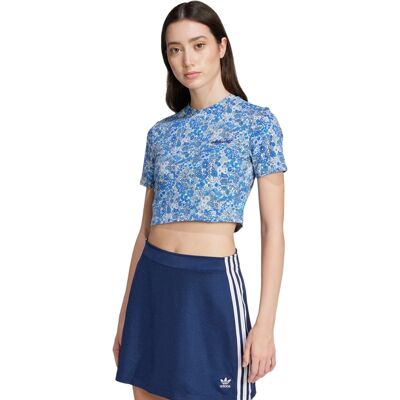 adidas Originals X Liberty London Blommig Klänning - Blå adidas Originals X Liberty London Blommig Klänning - Blå