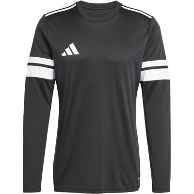 adidas Squadra 25 Long Sleeve Football Jersey - Black adidas Squadra 25 Long Sleeve Football Jersey - Black