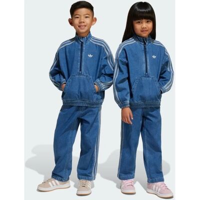 adidas Kinder Denim-Set - Bequemer Schnitt - Blau - Kleidung adidas Kinder Denim-Set - Bequemer Schnitt - Blau - Kleidung