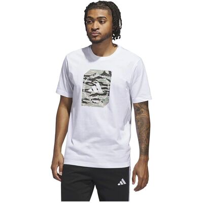 adidas KPJ98-JM0387 Vit Kamouflage Grafisk T-shirt - T-shirt adidas KPJ98-JM0387 Vit Kamouflage Grafisk T-shirt - T-shirt