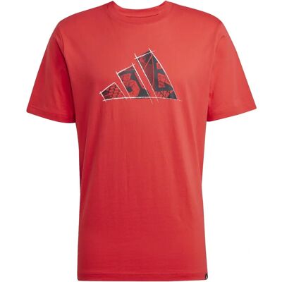 adidas M PHOTO LOGO T - Czerwony - T-Shirt adidas M PHOTO LOGO T - Czerwony - T-Shirt