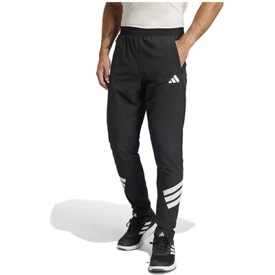 adidas Icon 3-Stripes Woven spodnie - Czarny - Siłownia i Trening adidas Icon 3-Stripes Woven spodnie - Czarny - Siłownia i Trening