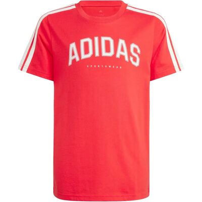 adidas Barn Grafisk T-shirt Röd Rubin - T-Shirt adidas Barn Grafisk T-shirt Röd Rubin - T-Shirt