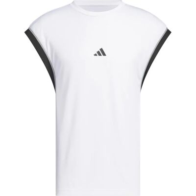 adidas Basketball All-World Mouwloze Tanktop - Wit - Tanktop adidas Basketball All-World Mouwloze Tanktop - Wit - Tanktop