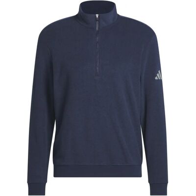 adidas Golf Ultimate365 1/4 Zip Blue Mens Pullover - Golf adidas Golf Ultimate365 1/4 Zip Blue Mens Pullover - Golf