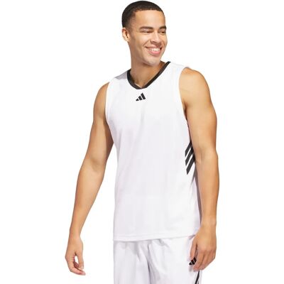 adidas Basketball Legends Tank Top - Blanc - Basketball - Publicité adidas Basketball Legends Tank Top - Blanc - Basketball - Publicité