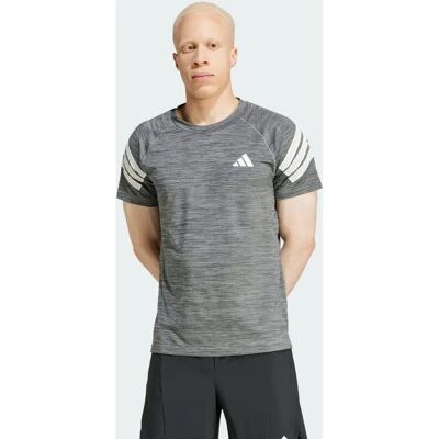 Adidas Performance GYM+ 3S TEE - T-Skjorte - Svart Hvit - Slim Fit Adidas Performance GYM+ 3S TEE - T-Skjorte - Svart Hvit - Slim Fit