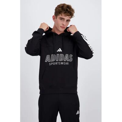 Moletom Adidas Tiro Preto/Branco - Moletom Moletom Adidas Tiro Preto/Branco - Moletom