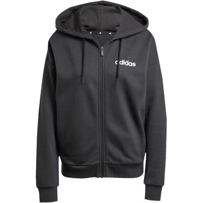 adidas W LIN FT FZ HD - Bluza z kapturem - Czarny - Typ produktu adidas W LIN FT FZ HD - Bluza z kapturem - Czarny - Typ produktu