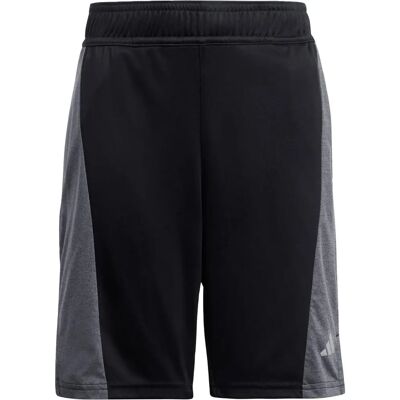 adidas Jungen Heathered Shorts - Elastischer Bund, Seitentaschen - Shorts adidas Jungen Heathered Shorts - Elastischer Bund, Seitentaschen - Shorts