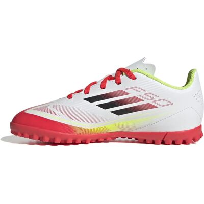 Modello Adidas F50 - Scarpe da calcio leggere per bambini - Rosso/Bianco Modello Adidas F50 - Scarpe da calcio leggere per bambini - Rosso/Bianco