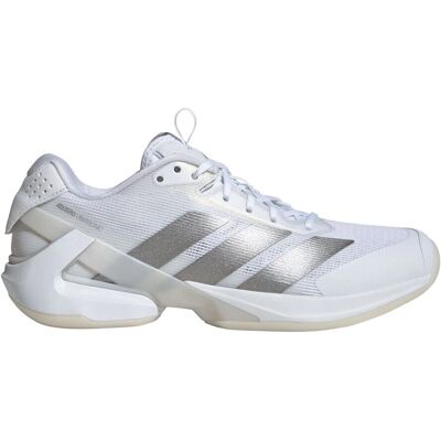 Adidas Adizero Ubersonic 5 - Zapatos de tenis - Plateado/Blanco Adidas Adizero Ubersonic 5 - Zapatos de tenis - Plateado/Blanco