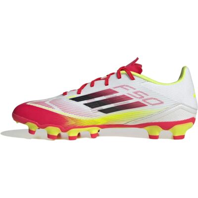 Buty piłkarskie Adidas F50 League MG - Białe/Czarne/Żółte - Mężczyzna Buty piłkarskie Adidas F50 League MG - Białe/Czarne/Żółte - Mężczyzna