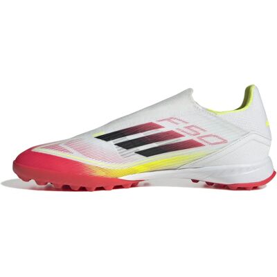 adidas F50 League Laceless Witte Voetbalschoenen - Sportuitrusting adidas F50 League Laceless Witte Voetbalschoenen - Sportuitrusting
