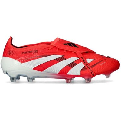 chaussures de football adidas Predator Elite à langue rabattable - Rouge - Publicité chaussures de football adidas Predator Elite à langue rabattable - Rouge - Publicité