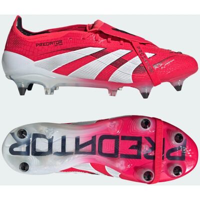 bottes de football adidas Predator Elite à langue rabattue - Rouge - Publicité bottes de football adidas Predator Elite à langue rabattue - Rouge - Publicité