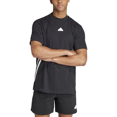 Adidas Heren Future Icons Kort-Slee T-Shirt Zwart - T-Shirt Adidas Heren Future Icons Kort-Slee T-Shirt Zwart - T-Shirt