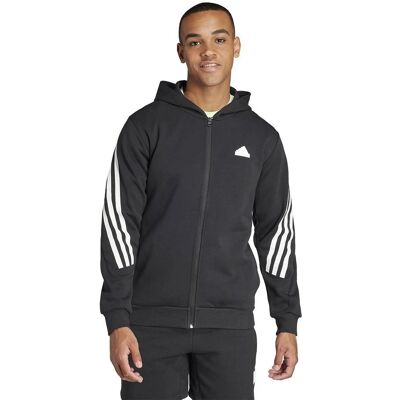 adidas Future Icons 3 Streifen Hoodie - Schwarz - XL - Herren adidas Future Icons 3 Streifen Hoodie - Schwarz - XL - Herren