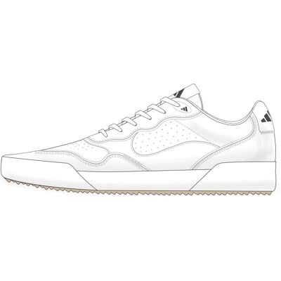 adidas Retrocross 25 Zapatos de Golf Sin Crampones - Hombre - Blanco - Zapatos de Golf adidas Retrocross 25 Zapatos de Golf Sin Crampones - Hombre - Blanco - Zapatos de Golf