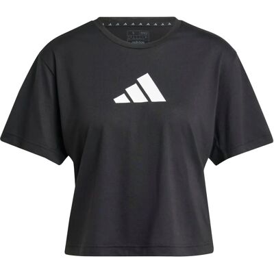 adidas Black Big Logo Performance T-Shirt - Training adidas Black Big Logo Performance T-Shirt - Training