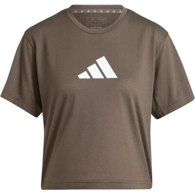 Adidas - Train Essentials Box Logo - Olive - M - T-Shirt Adidas - Train Essentials Box Logo - Olive - M - T-Shirt