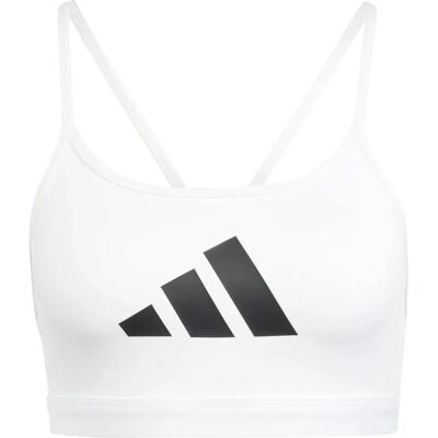 Reggiseno sportivo adidas Aeroreact Graphic Bianco - Bra sportivo Reggiseno sportivo adidas Aeroreact Graphic Bianco - Bra sportivo