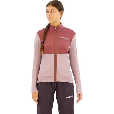 Chaqueta de Forro Polar Ligera adidas Terrex Multi - Mujer - Púrpura Chaqueta de Forro Polar Ligera adidas Terrex Multi - Mujer - Púrpura