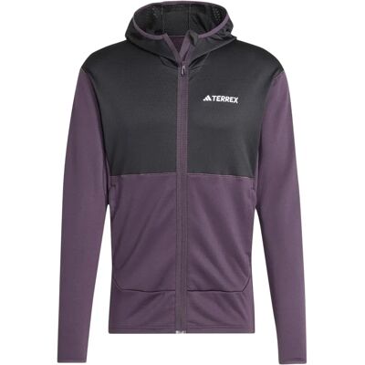 adidas Schwarze XPERIOR LIGHT FLEECE HOODED JACKET - Wandern, Herren adidas Schwarze XPERIOR LIGHT FLEECE HOODED JACKET - Wandern, Herren
