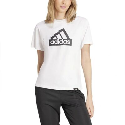 Adidas W Mod Ess T-shirt - Dames - Katoen - Korte mouw - Normale pasvorm - Wit Adidas W Mod Ess T-shirt - Dames - Katoen - Korte mouw - Normale pasvorm - Wit