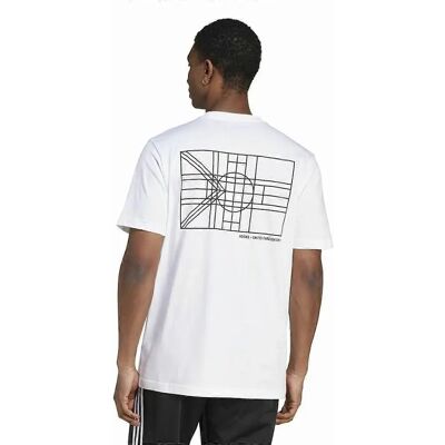 Adidas Tiro Nation T-Shirt Weiß S34/37 - T-Shirt Adidas Tiro Nation T-Shirt Weiß S34/37 - T-Shirt