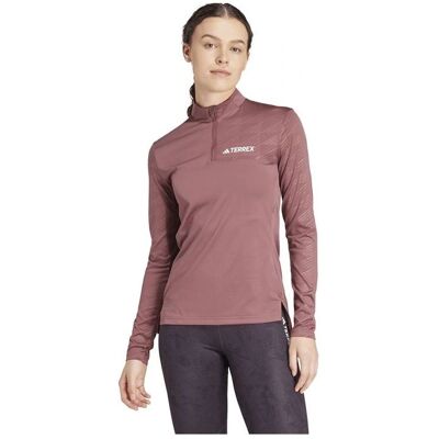 adidas Terrex Multi Långärmad T-shirt för Vandring - Dam - Röd adidas Terrex Multi Långärmad T-shirt för Vandring - Dam - Röd