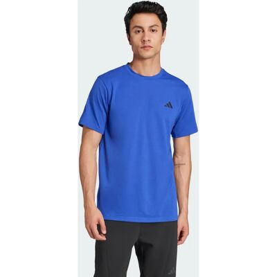 Adidas M Blå Andningsbar T-shirt - Träning Adidas M Blå Andningsbar T-shirt - Träning