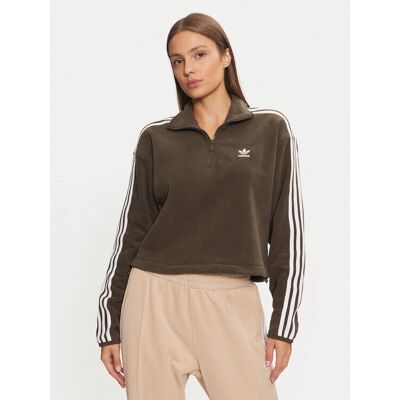 adidas Polar Fleece 1/2 Zip Sweatshirt - Damen - Grün adidas Polar Fleece 1/2 Zip Sweatshirt - Damen - Grün