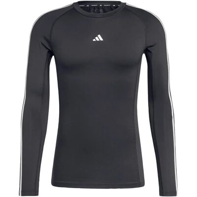 adidas Schwarzes TECHFIT Kompressions-Longsleeve - Sportshirt adidas Schwarzes TECHFIT Kompressions-Longsleeve - Sportshirt