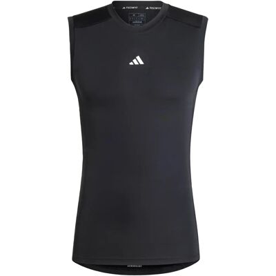 adidas TECHFIT Μαύρη Αθλητική Μπλούζα Χωρίς Μανίκια για Υποστήριξη Μυών adidas TECHFIT Μαύρη Αθλητική Μπλούζα Χωρίς Μανίκια για Υποστήριξη Μυών