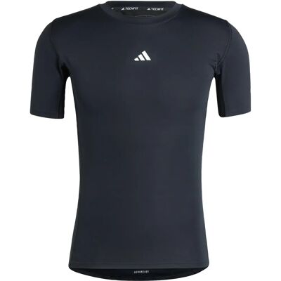 adidas Techfit Kompressions-T-Shirt - Schwarz - T-Shirt adidas Techfit Kompressions-T-Shirt - Schwarz - T-Shirt