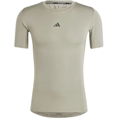 ADIDAS PERFORMANCE TF TEE - Grün (Silber Pebble) - T-Shirt ADIDAS PERFORMANCE TF TEE - Grün (Silber Pebble) - T-Shirt