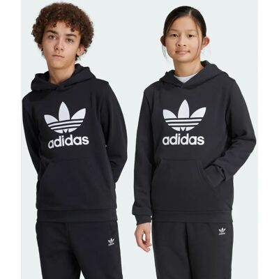 Dziecięca bluza z kapturem Trefoil - Czarny - Bluza z kapturem Dziecięca bluza z kapturem Trefoil - Czarny - Bluza z kapturem