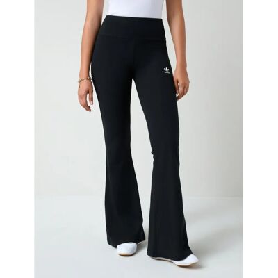 adidas Essentials ribbet flare leggings - Svart - Leggings adidas Essentials ribbet flare leggings - Svart - Leggings