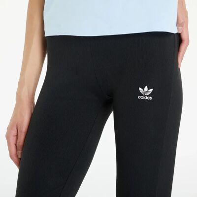 adidas Essentials Rib Flared Leggings - Schwarz - Elastischer Sitz - Leggings adidas Essentials Rib Flared Leggings - Schwarz - Elastischer Sitz - Leggings