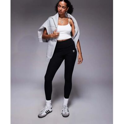 adidas Originals Høy Midje Svart Leggings - Leggings adidas Originals Høy Midje Svart Leggings - Leggings