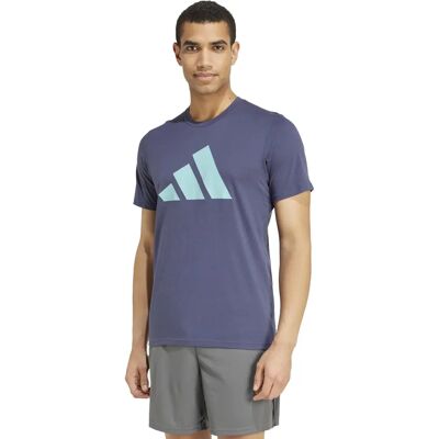adidas Feelready Logo Blau Trainings-T-Shirt - Gym & Training adidas Feelready Logo Blau Trainings-T-Shirt - Gym & Training