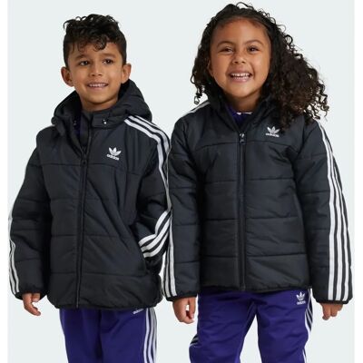 adidas dziecięca puchowa kurtka - Czarna - Kurtka adidas dziecięca puchowa kurtka - Czarna - Kurtka